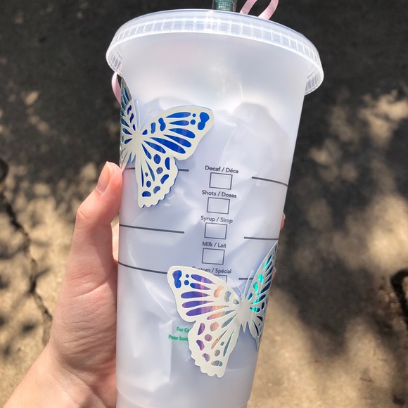Butterfly🦋 Starbucks reusable venti cold cup - Picture 3 of 3